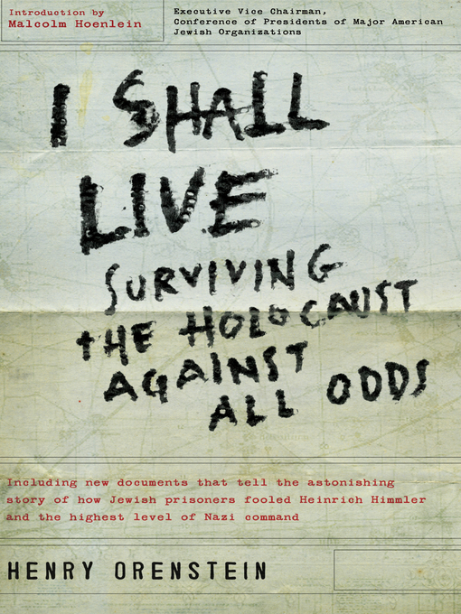 Title details for I Shall Live by Henry Orenstein - Available